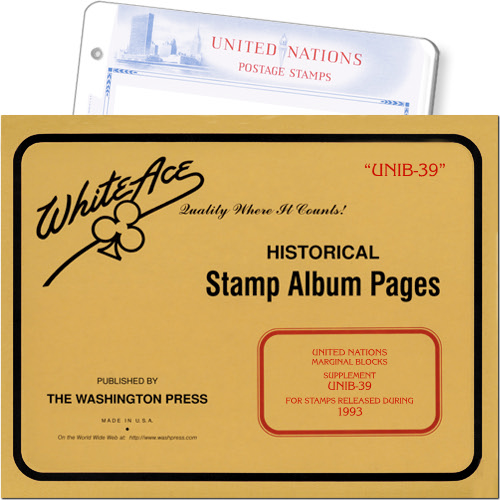 White Ace Supplement - United Nations Inscription Blocks, 'UNIB39', 1993 MAIN
