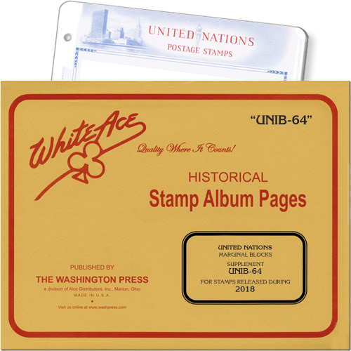 White Ace Supplement - United Nations Inscription Blocks, 'UNIB64', 2018 MAIN