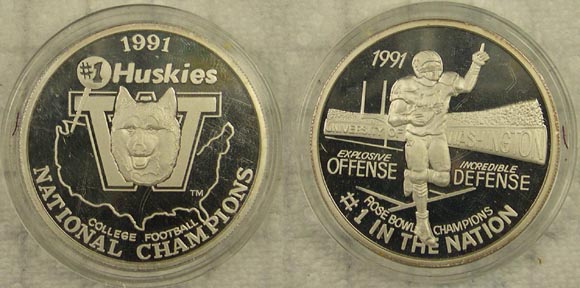 Washington Huskies - 1991 National Champions' Art Bar. MAIN