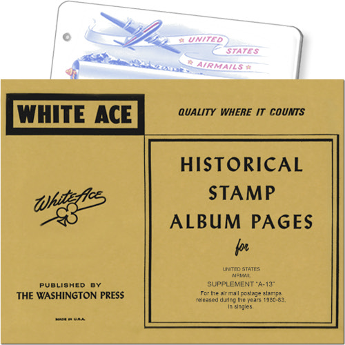 White Ace Supplement - Airmail Singles, 'A13', 1980-1983 MAIN