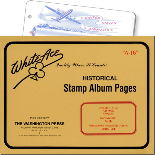 White Ace Supplement - Airmail Singles, 'A16', 1990-1991 MAIN