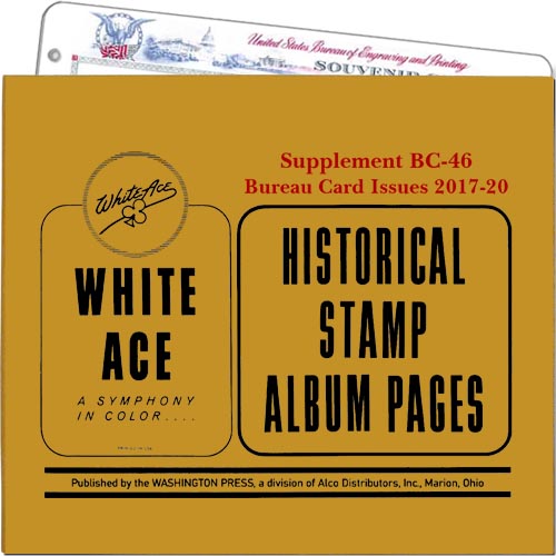 White Ace Supplement - Bureau Souvenir Cards, 'BC46', 2017-2020 MAIN