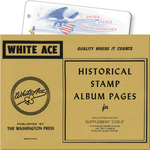 White Ace Supplement - Commemorative Copyright Blocks, 'COB8', 1985 MAIN