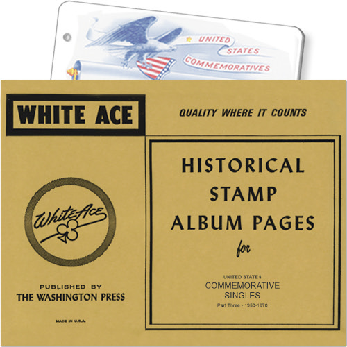 White Ace Album Pages - Commemorative Singles, Part 3, 1950-1970 MAIN