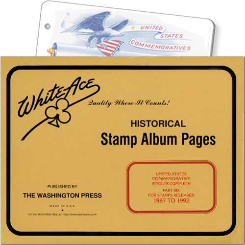 White Ace Album Pages - Commemorative Singles, Part 6, 1987-1992 MAIN