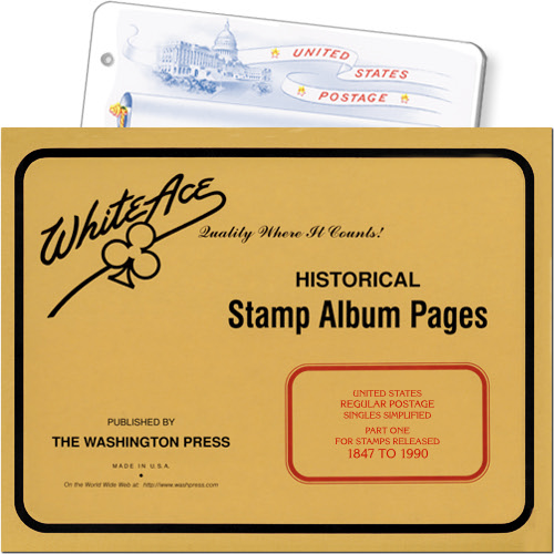 White Ace Album Pages - Regular Issues Simplified, Part 1, 1847-1990 MAIN