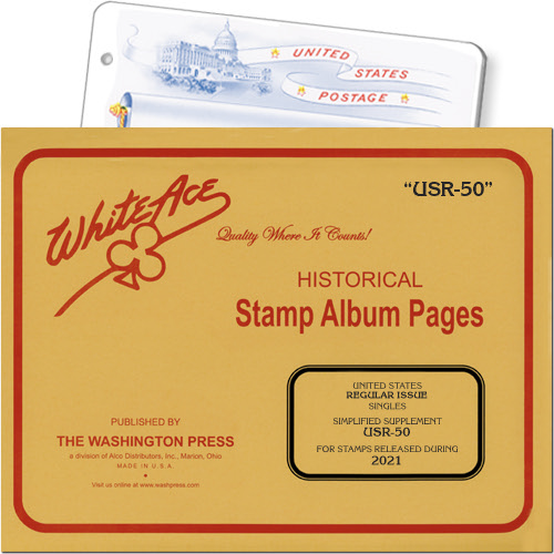 White Ace Supplement - Regular Issue Singles - Simplified, 'USR50', 2021 MAIN