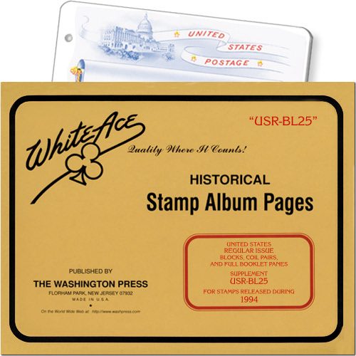 White Ace Supplement - Regular Issue Blocks, 'USR-BL25', 1994 MAIN