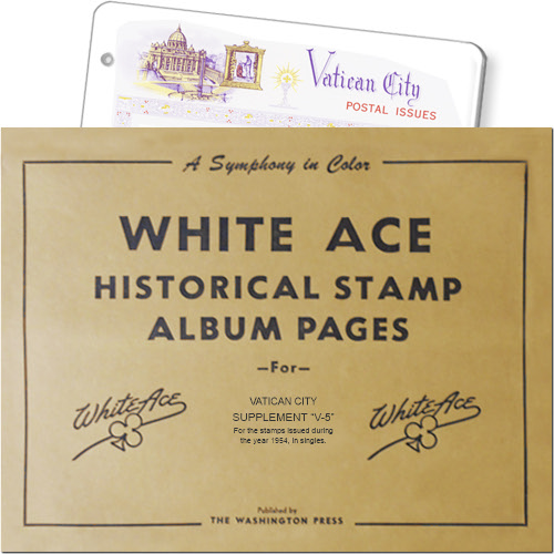 White Ace Supplement - Vatican City, 'V5', 1954 MAIN