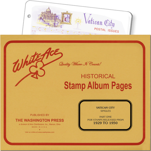 White Ace Album Pages - Vatican City, Part 1, 1929-1950 MAIN