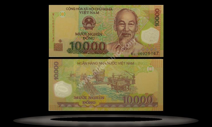 Democratic Republic of Vietnam Banknote, 10,000 Dong, (20)09, P#119d MAIN