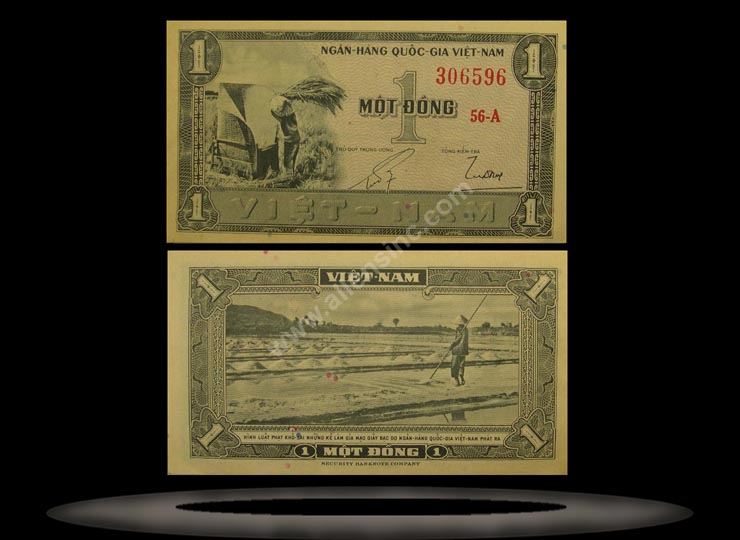 Vietnam, South Banknote, 1 Dong, ND (1955), P#11a MAIN