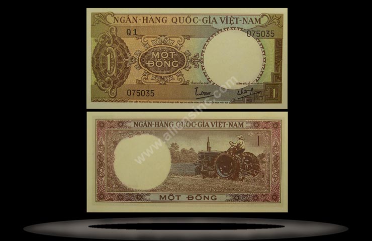 Vietnam, South Banknote, 1 Dong, ND (1964), P#15a MAIN