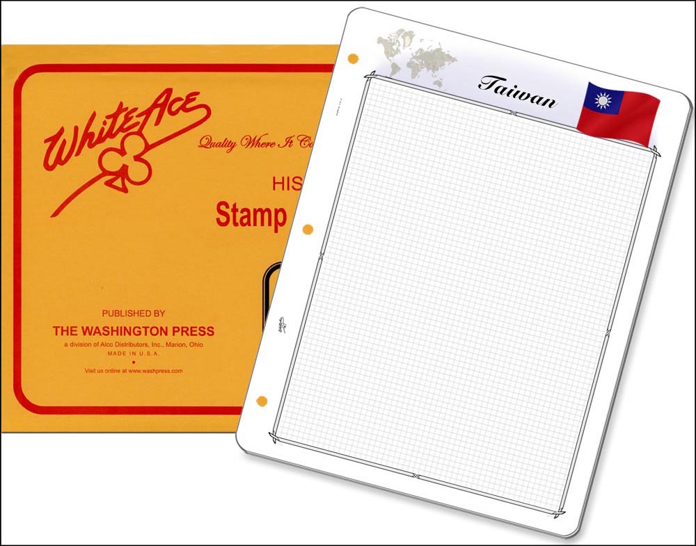 White Ace 'Countries of the World' Quadrille Pages for Taiwan MAIN