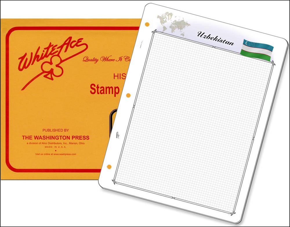 White Ace 'Countries of the World' Quadrille Pages for Uzbekistan MAIN