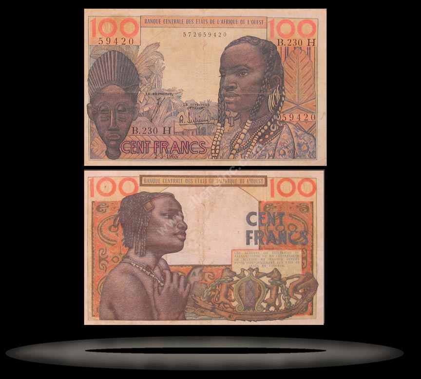 Niger, West African States Banknote, 500 Francs, 15.4.1959, P#602Ha MAIN