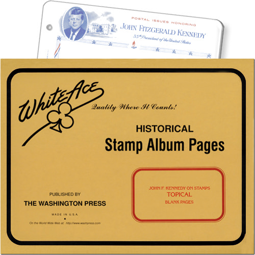 White Ace Topical Pages - John F. Kennedy, 12 pack MAIN