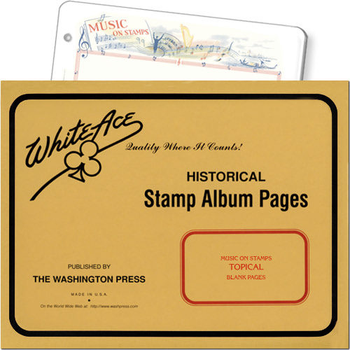 White Ace Topical Pages - Music, 12 pack MAIN