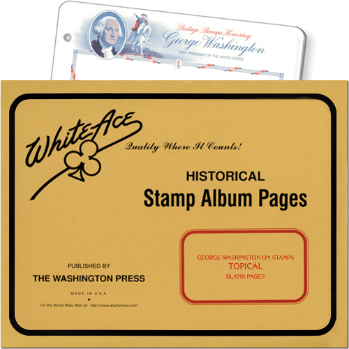 White Ace Topical Pages - George Washington, 12 pack MAIN