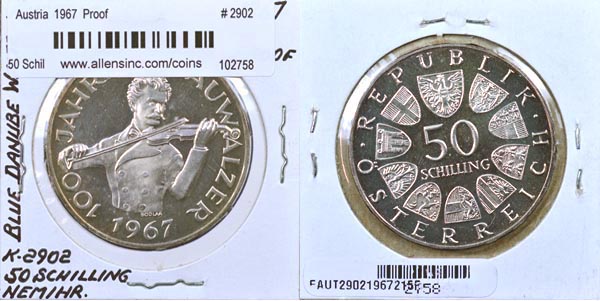 Austria, 1967 50 Schilling, Cat# 2902 MAIN