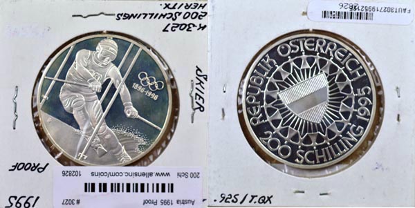 Austria, 1995 200 Schilling, Cat# 3027 MAIN