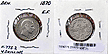 Denmark, 1870 (c)CS 4 Skilling Rigsmont, Cat# 775.2 THUMBNAIL