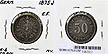 Germany, 1875 J 50 Pfennig, Cat# 6 THUMBNAIL