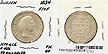 Sweden, 1834 1/8 Riksdaler, Cat# 626 THUMBNAIL