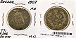 Sweden, 1907 EB 50 Ore, Cat# 771 THUMBNAIL