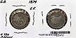 Great Britain, 1874 3 Pence, Cat# 730 THUMBNAIL
