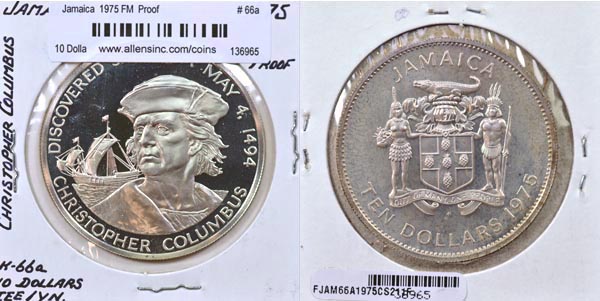 Jamaica, 1975 FM 10 Dollars, Cat# 66a MAIN