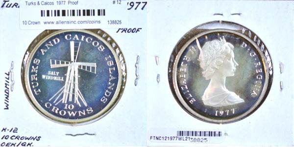 Turks & Caicos Islands, 1977 10 Crowns, Cat# 12 MAIN