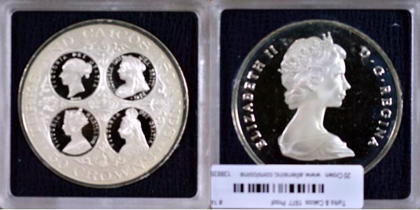 Turks & Caicos Islands, 1977 20 Crowns, Cat# 14 MAIN