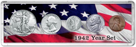1942 Year Set Coin Gift Set LARGE
