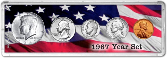 1967 Year Set Coin Gift Set LARGE