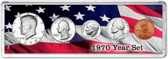 1970 Year Set Coin Gift Set LARGE