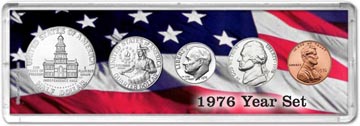 1976 Year Set Coin Gift Set THUMBNAIL