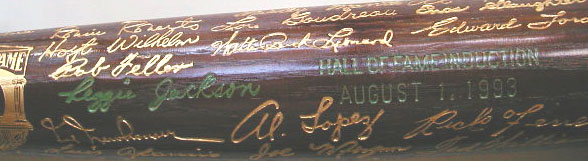 1993 Hall of Fame Induction Day Commemorative Bat MAIN