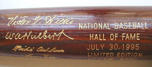 1995 Hall of Fame Induction Bat MAIN