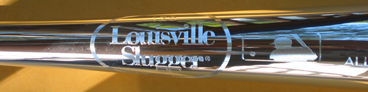 2007 All-Star Game Louisville Slugger silver baseball bat MAIN