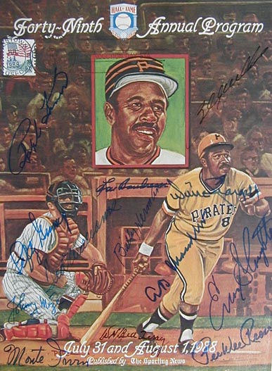 Autographed 1988 National Baseball Hall of Fame MAIN
