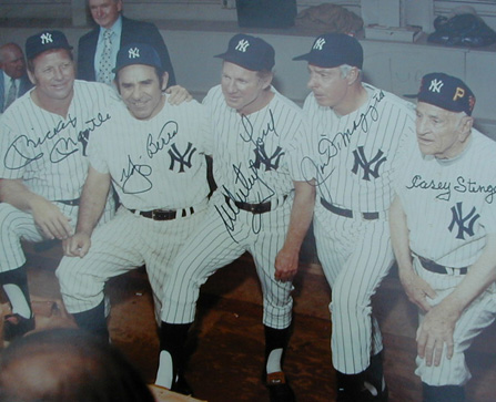 Yankee Old Timers Day - color by Carl