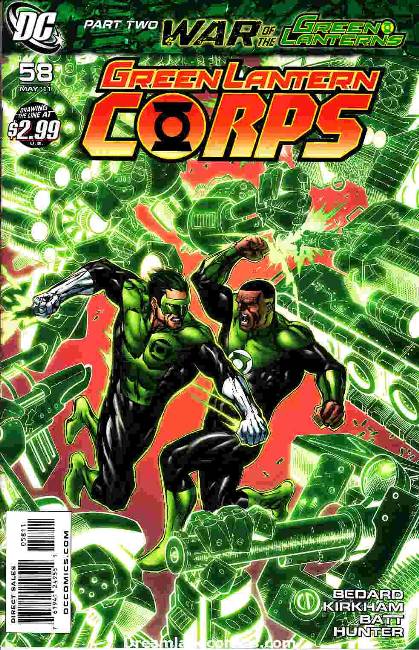 green lantern corps 58. GREEN LANTERN CORPS #58