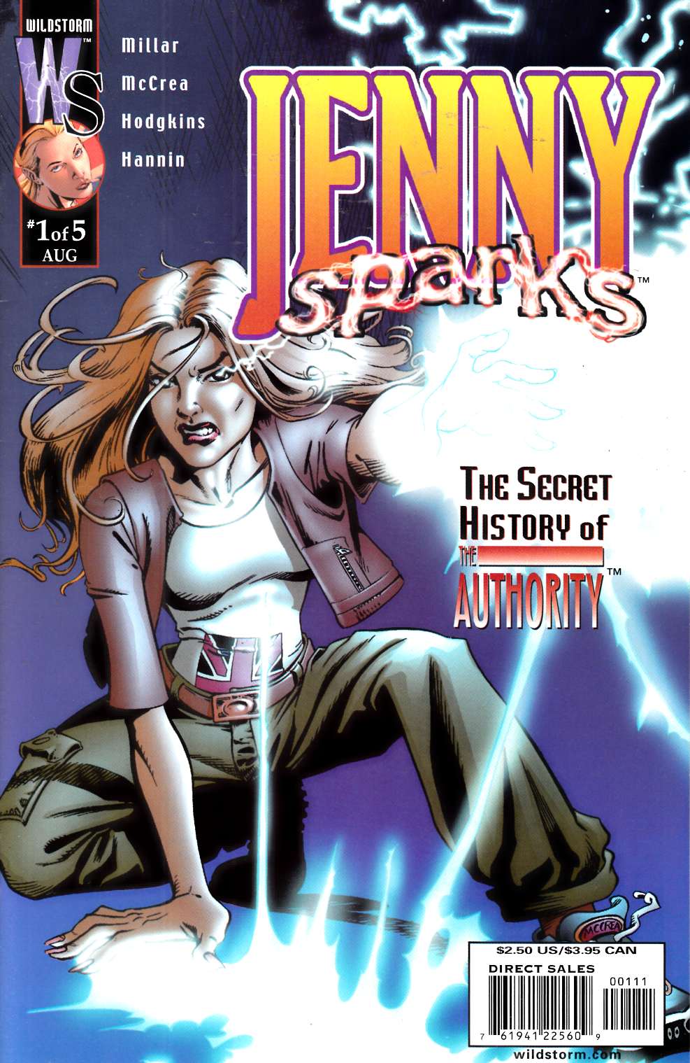 Jenny Sparks Secret History Of The Authority 1 Near Mint 9 4 DC