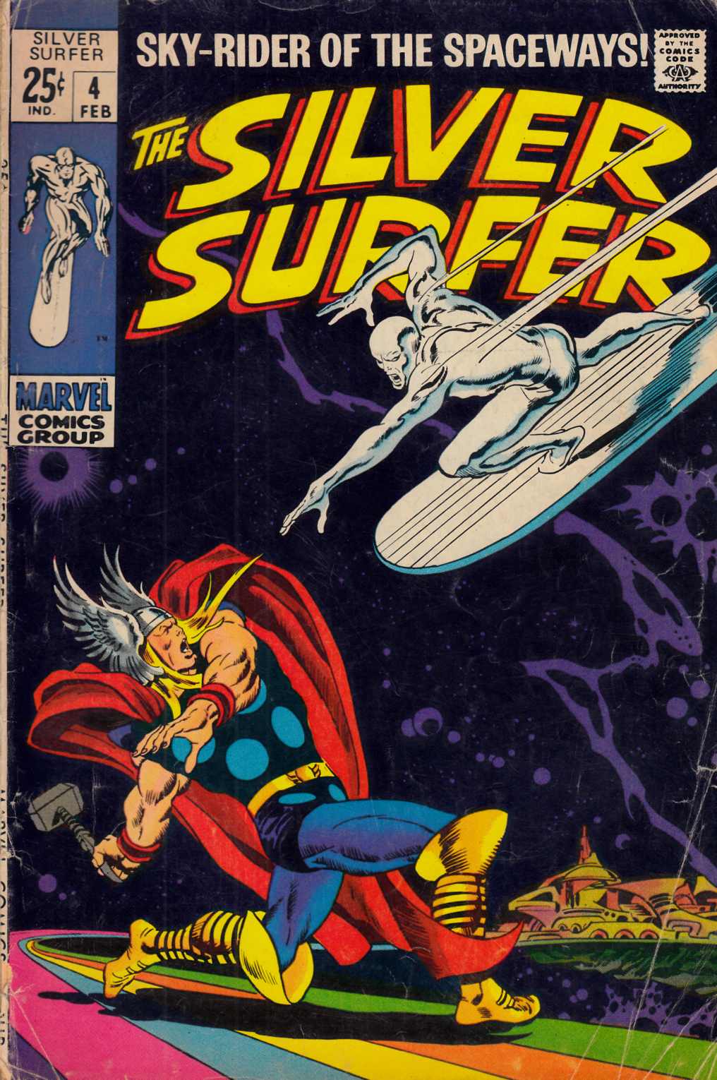 Silver Surfer 4 Very Good Minus 3 5 Marvel Comic Dreamlandcomics