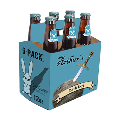 Arthur's Black IPA (6 Pack 12 oz Bottles) MAIN