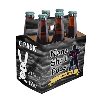 None Shall Pass Black IPA (6 Pack 12 oz Bottles) MAIN