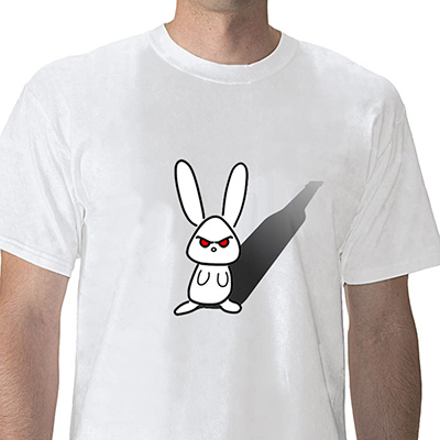 Evil Bunny Shadow T-Shirt MAIN