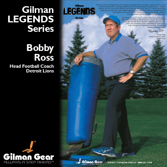 Bobby Ross, Head Football Coach, Detroit Lions, Gilman Legends Posters