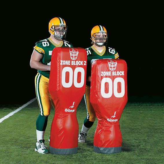 Zone Block 2 Football Dummies - Zone Block Dummies